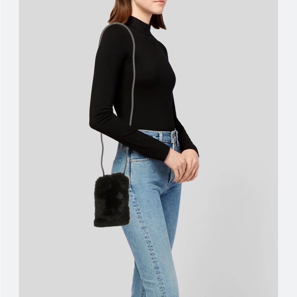 THE CASHMERE PROJECT Brown Fur BAG . New